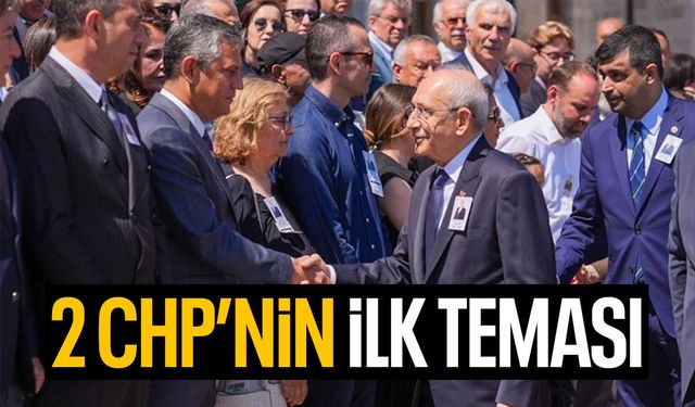 İlk temas... Kılıçdaroğlu ve Özel, cenaze töreninde bir araya geldi