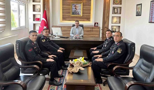 Jandarma Teşkilatı 187’nci yaşını kutluyor... İlçede kaymakama ziyaret