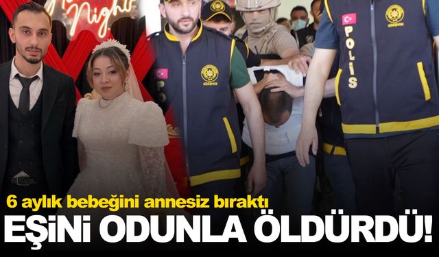 Kan donduran cinayet... Eşini odunla döverek öldürdü!