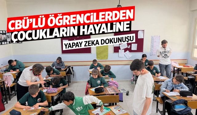 Manisa CBÜ'lü öğrencilerden çocukların hayallerine yapay zeka dokunuşu