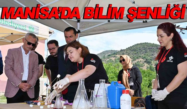Manisa’da köy okulunun bahçesi laboratuvara dönüştü