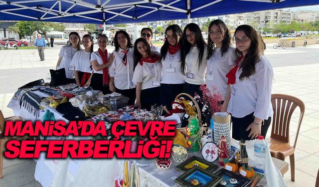 Manisa’da liseli öğrencilerden çevre seferberliği... Projeleri çok beğenildi!