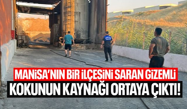 Manisa'nın ilçesini saran kokunun kaynağı ortaya çıktı!