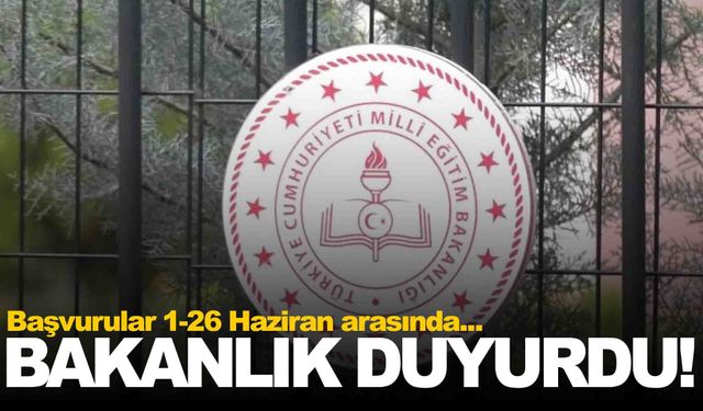 Milli Eğitim Bakanlığı duyurdu... Takvim açıklandı