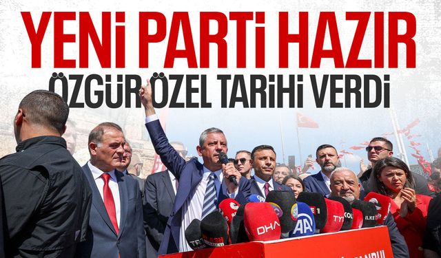 Özgür Özel'in yeni partisi hazır! Düğmeye basmak kaldı...
