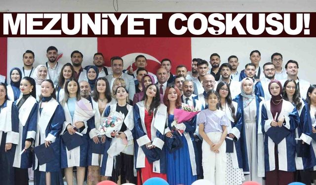 Sarıgöl MYO’da mezuniyet heyecanı yaşandı