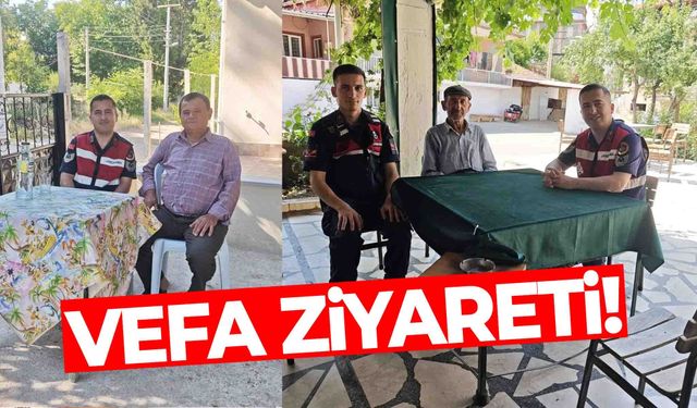 Manisa jandarmasından şehit ailelerine ziyaret... Duygu dolu anlar yaşandı