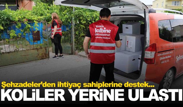 Şehzadeler Belediyesi’nden ihtiyaç sahiplerine gıda desteği