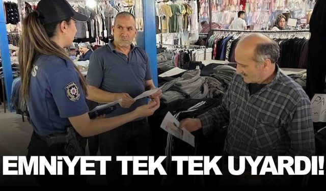 Emniyet ekiplerinden dolandırıcılık ve hırsızlığa karşı uyarı