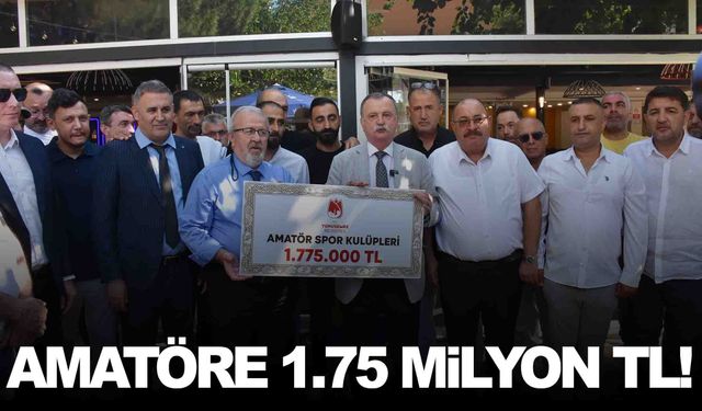 Yunusemre’den amatör spor kulüplerine nakdi destek