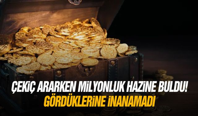 Çekiç ararken milyonluk hazine buldu! Gördüklerine inanamadı