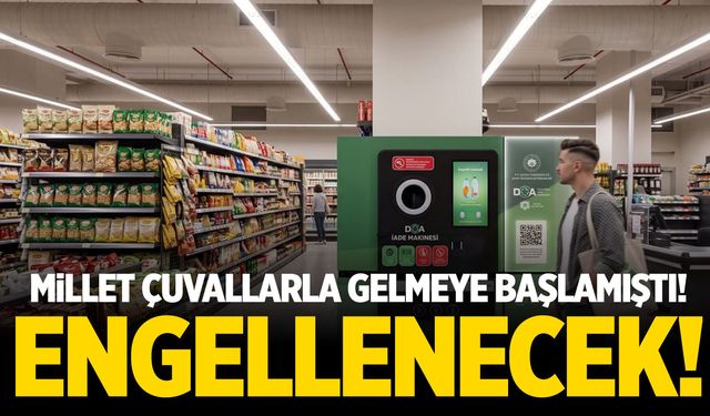Çuvallarla gelmeye başlamışlardı! Engellenecek...