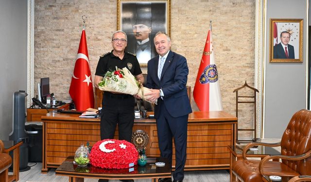 MHP Manisa'dan Emniyet Müdürü Karayel'e ziyaret