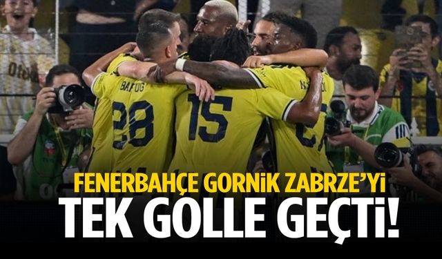 Fenerbahçe Gornik Zabrze’yi tek golle geçti