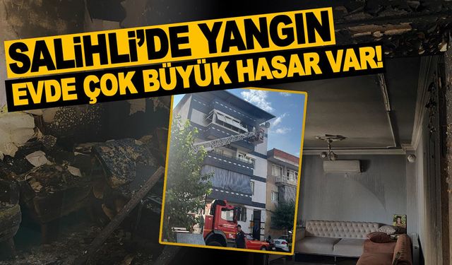 Manisa'da Yangın: Sahibinin Cebi Yandı