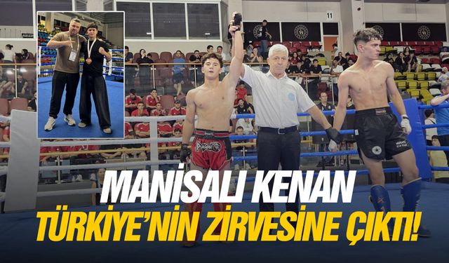 Manisalı Kenan Türkiye'nin zirvesine adını yazdırdı!