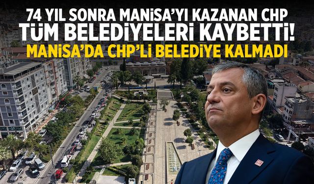 Manisa'da CHP'li belediye kalmadı!