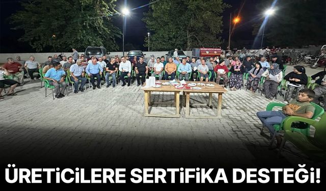 Hayvancılık eğitimini tamamlayan üreticiler belgelerini aldı