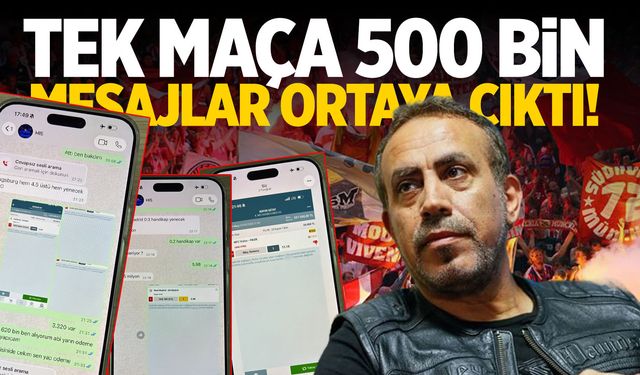 Tek maça 500 bin basmış... Haluk Levent'in mesajları ortaya çıktı!