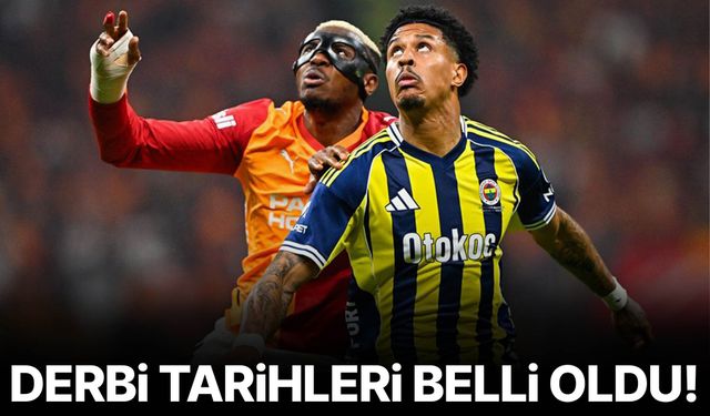 Süper Lig'de derbi takvimi belli oldu!