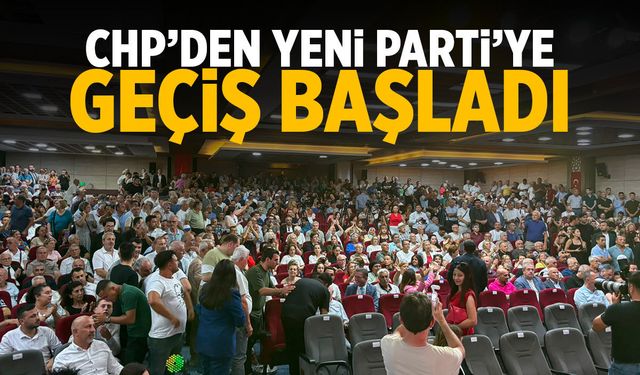 YENİ Parti'ye geçiş başladı! Partililer salonda toplanıyor