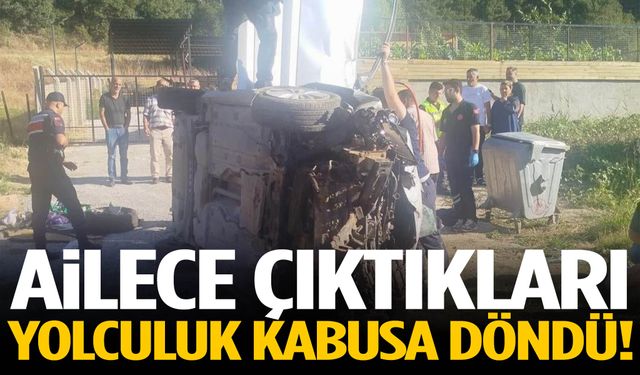Ailece çıktıkları yolculuk kabusa döndü!