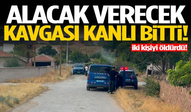 Alacak verecek meselesinde kan aktı! İki kişiyi öldürdü