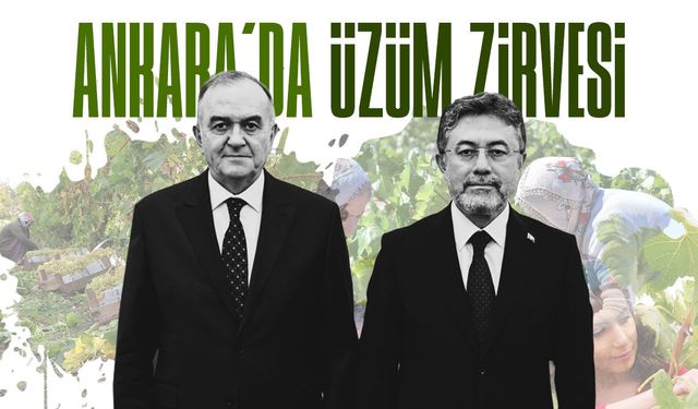 Ankara'da üzüm zirvesi! MHP'li Akçay Bakan Yumaklı ile buluştu