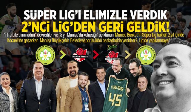 Süper Lig’i elimizle verdik 2’nci Lig’den geri geldik!