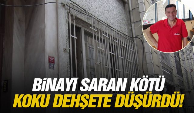 Binayı saran kötü koku dehşete düşürdü!