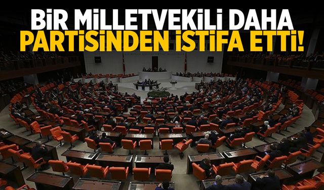 Bir milletvekili daha partisinden istfa etti
