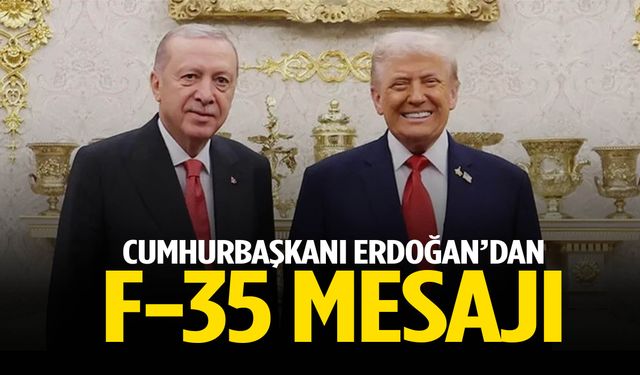 Cumhurbaşkanı Erdoğan’dan Trump’a F-35 hatırlatması
