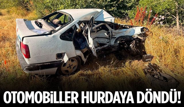 İki otomobil hurdaya döndü! Ölü ve yaralılar var…