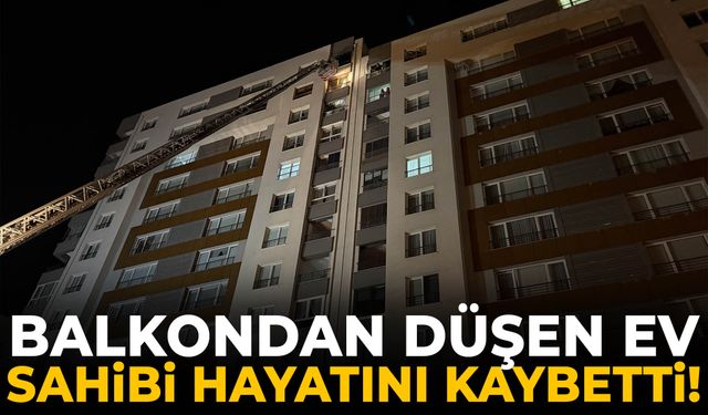13. katta korkunç olay! Yangından kaçarken balkondan düşerek hayatını kaybetti