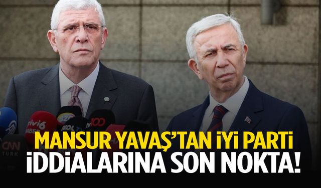Mansur Yavaş’tan İYİ Parti iddialarına son nokta!