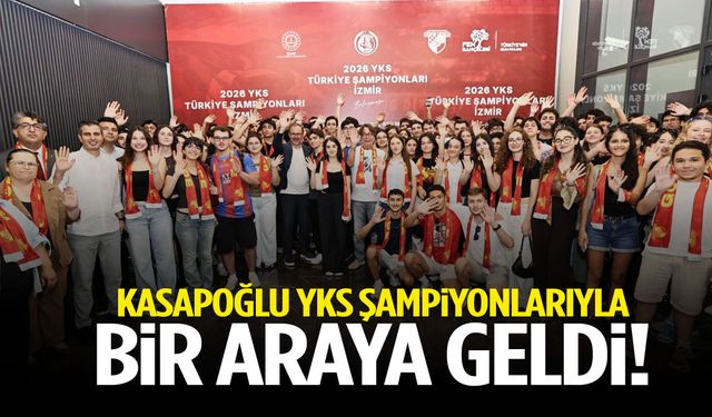 Mehmet Kasapoğlu YKS şampiyonlarıyla buluştu