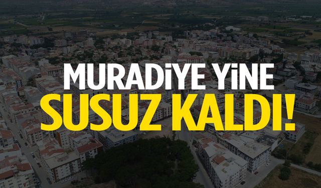 Muradiye yine susuz kaldı!