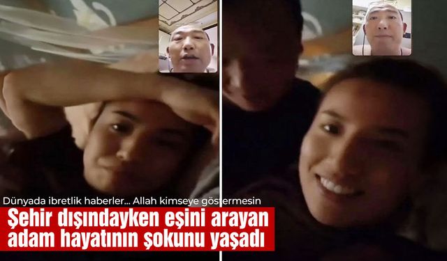 Şehir dışındayken eşini arayan adam hayatının şokunu yaşadı