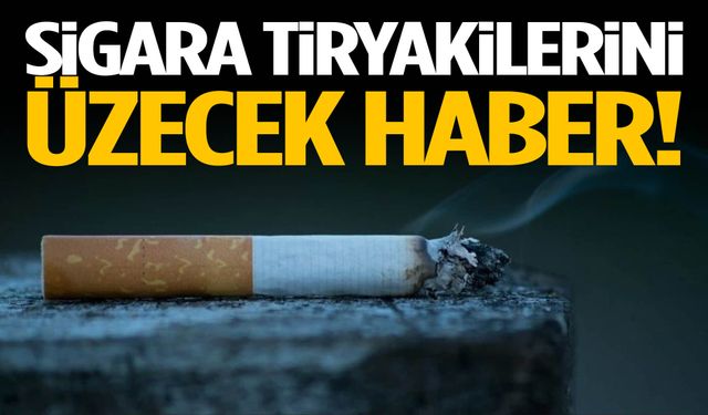 Sigaraya zam yağmuru sürüyor!
