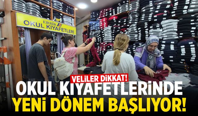 Veliler dikkat! Okul kıyafetlerinde yeni dönem başlıyor!