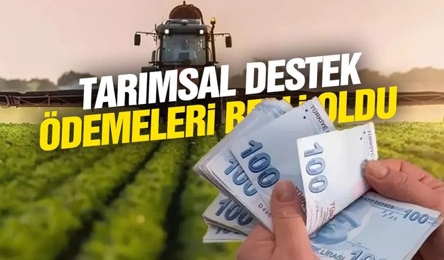 2026-2027 tarımsal destekleri belli oldu! Üreticiye verilecek rakamlar açıklandı