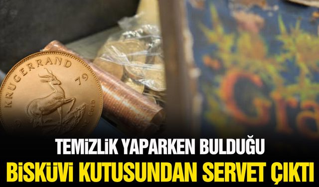 Bisküvi kutusundan servet çıktı!