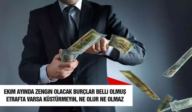 Ekim ayında şansı açılacak burçlar