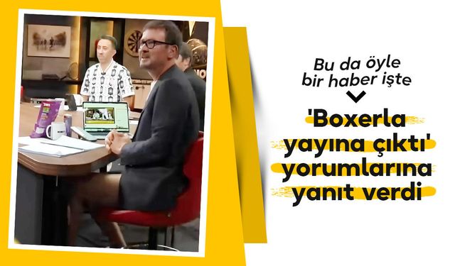 Ersin Düzen’den “boxerla yayına çıktı” yorumlarına yanıt