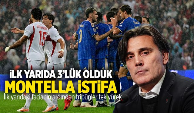 İtalya faciası! Tribünler TFF ve Montella'yı istifaya çağırdı