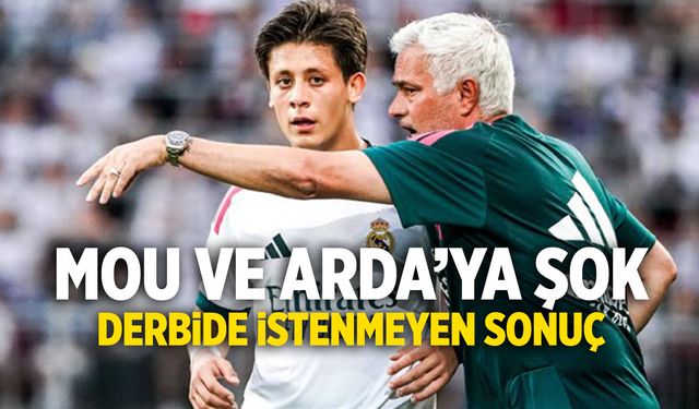 Jose Mourinho ve Arda Güler neye uğradığını şaşırdı