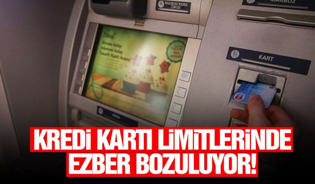 Kredi kartı limitlerinde ezber bozuluyor!