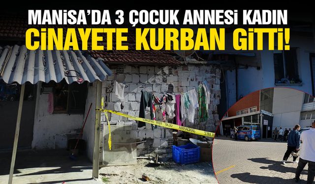 Manisa'da 3 çocuk annesi kadın cinayete kurban gitti!