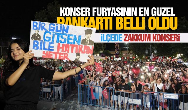 Sarıgöl'de Zakkum konserine yoğun ilgi