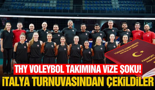 THY Voleybol Takımı'na 'vize' şoku!
